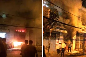 Hiện trường vụ cháy