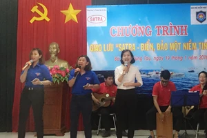 Tổng công ty thương mại Sài gòn (SATRA) giao lưu với Chị đội Kiểm ngư số 2 tại TP Vũng Tàu