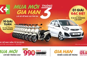 Ưu đãi lắp đặt và cơ hội trúng thưởng ô tô, xe máy từ K+