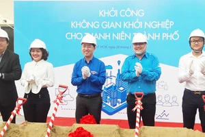 Lễ khởi công không gian khởi nghiệp của Thành Đoàn TPHCM. Ảnh: VGP