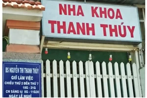 Dừng hoạt động cơ sở nha khoa hoạt động không phép