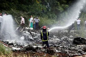 Hiện trường vụ tai nạn. Ảnh: REUTERS