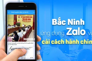 Ứng dụng Zalo vào dịch vụ hành chính công