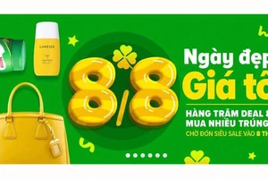 “Sale chớp nhoáng” trong ngày 8-8 tại Lazada