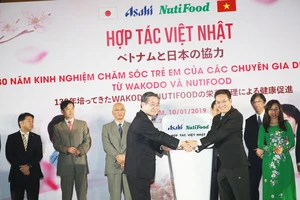 Công bố liên doanh giữa NutiFood với Tập đoàn Asahi của Nhật Bản 