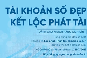 VietinBank mở bán thêm 5.000 số tài khoản thanh toán theo yêu cầu