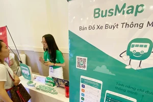 BusMap trợ giúp người đi xe buýt thuận tiện hơn. Ảnh: T.Ba