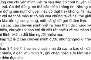 Trục lợi từ… kể chuyện ma