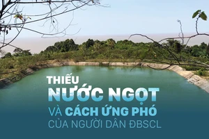 Thiếu nước ngọt và cách ứng phó của người dân ĐBSCL