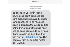 Cảnh báo hiện tượng lừa đảo chuyển tiền qua điện thoại 