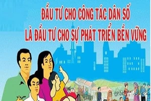 Tranh cổ động cho công tác dân số