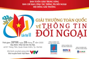 Sắp tổ chức trao giải thưởng toàn quốc về thông tin đối ngoại lần thứ VI