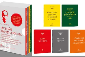 Ra mắt bộ sách Hồ Chí Minh - Tác phẩm bảo vật quốc gia