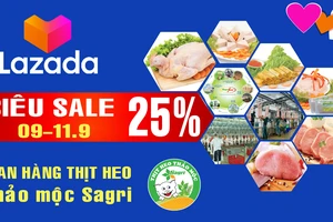 Thịt heo thảo mộc Sagri – sản phẩm “hot” trên sàn thương mại điện tử Lazada