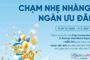 Chạm nhẹ nhàng - Ngàn ưu đãi cùng thẻ VietinBank