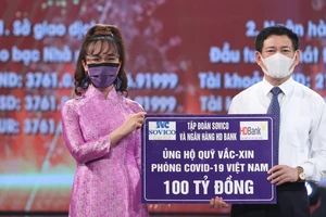 Doanh nghiệp của nữ tỷ phú Phương Thảo ủng hộ Quỹ Vaccine phòng, chống Covid-19 số tiền 100 tỷ đồng