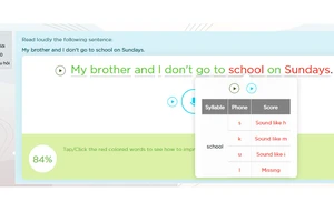 Học sinh Tiếng Anh tích hợp được học miễn phí với trí tuệ nhân tạo