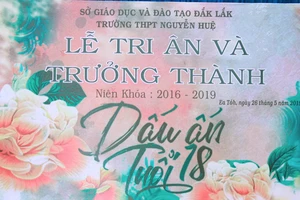 Mùa tri ân dành cho học sinh cuối cấp