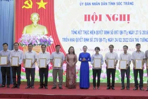 42 đơn vị hành chính cấp xã được công nhận xã an toàn khu