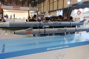 Tên lửa không đối không Gokdogan. Nguồn: Almayadeen.net