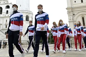 Các VĐV của Nga đang phải thi đấu dưới sự đảm bảo của Ủy ban Olympic quốc gia. Ảnh: HOÀNG YẾN