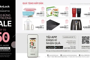 Quà tặng hấp dẫn tại cửa hàng LocknLock Vincom Plaza Mỹ Tho