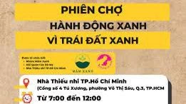 Phiên chợ “Hành động xanh vì trái đất xanh”