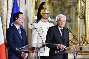  Chủ tịch nước Võ Văn Thưởng và Tổng thống Sergio Mattarella chủ trì họp báo chung. Nguồn: VOV