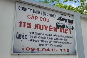 Vụ xe cứu thương thu giá cao: Công ty chưa thực hiện kê khai giá thu theo quy định