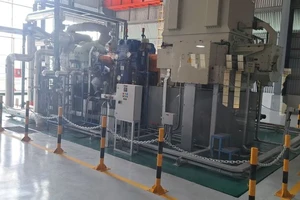 Tua bin phát điện tại Nhà máy đốt rác phát điện 5MW