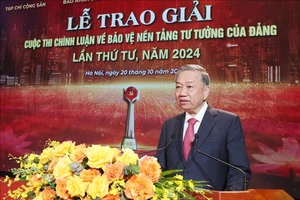 Tổng Bí thư, Chủ tịch nước Tô Lâm nhấn mạnh, trong mọi giai đoạn cách mạng, Đảng luôn đặc biệt quan tâm đến công tác bảo vệ Đảng, bảo vệ nền tảng tư tưởng của Đảng, qua các kỳ Đại hội đảng đã có nhiều chủ trương về vấn đề này. Ảnh: TTXVN