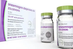 Thuốc Zolgensma giá 2,1 triệu USD. Ảnh: Novartis