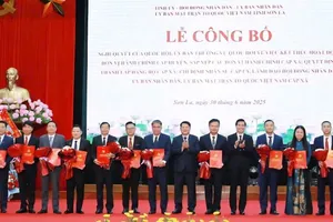 Danh sách 75 Bí thư, Chủ tịch phường, xã mới thành lập tại Sơn La