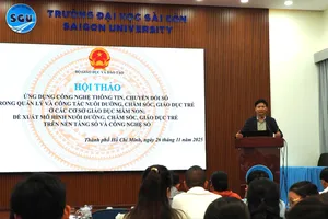 Công nghệ tiên tiến chưa được triển khai hiệu quả ở bậc mầm non