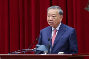 Tổng Bí thư Tô Lâm phát biểu khai mạc Hội nghị lần thứ 15 Khóa XIII. Ảnh VGP