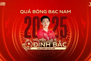 Nguyễn Đình Bắc đoạt Quả bóng bạc Việt Nam 2025