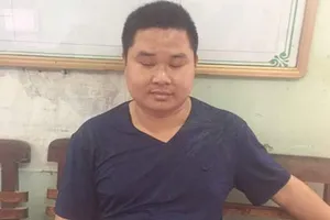 Đối tượng Chìu A Xám bị Công an huyện Bá Thước bắt giữ