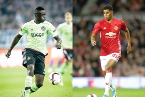 Davinson Sanchez (trái) sẽ có cuộc so tài thú vị với Rashford.