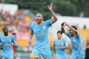 Khánh Hòa quyết làm "kẻ ngổ ngáo" trước chủ nhà Hà Nội. Ảnh: Hoàng Hùng