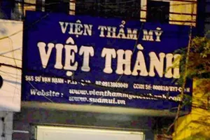 Hiện trường nơi xảy ra vụ việc.