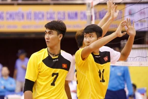 Thanh Thuận (trái) và Vũ Hoàng là những gương mặt chủ lực của đội tuyển Việt Nam tại SEA Games 29. Ảnh: Thiên Hoàng