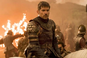 Nikolaj Coster-Waldau vai Jaime Lannister trong một tập "Game of Thrones" (Trò chơi vương quyền) phát sóng ngày 6-8-2017. Ảnh: AP