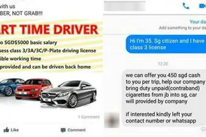 Singapore phạt nặng tài xế chở thuốc lá lậu theo quảng cáo trên Facebook
