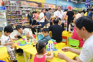 Khu vực vui chơi dành cho thiếu nhi tại Co.opmart Huỳnh Tấn Phát quận 7
