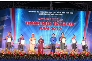 Tuyên dương 67 thanh niên tiêu biểu, sống đẹp