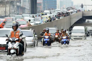 Bangkok: Mưa kỷ lục trong vòng 25 năm qua