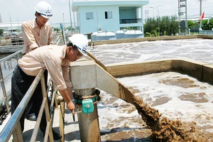 Xử lý nước thải, lĩnh vực được doanh nghiệp nước ngoài quan tâm đầu tư Ảnh: THÀNH TRÍ