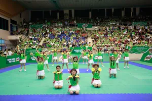 Hội thi Thể dục đồng diễn học sinh tiểu học TPHCM lần thứ 1: 130 đội tranh tài