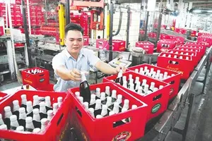Sabeco đạt sản lượng 1,72 tỷ lít bia/năm