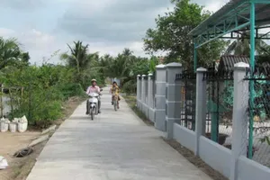 Nâng cao chất lượng xây dựng nông thôn mới tại xã Thạnh An